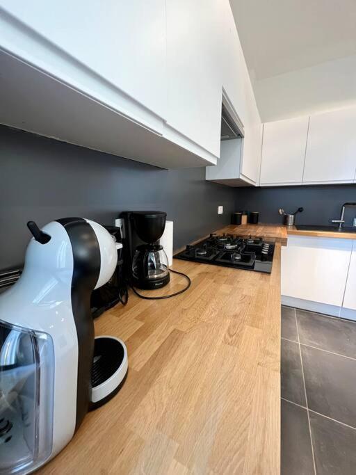 Bellevue - Grand Appartement Pour 5 Sur Les Quais De La Meuse Lieja Exterior foto